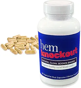 Interne aambei Relief Supplement- Snelwerkende pillen voor pijn, zwelling en bloeden - Natuurlijke Vein versterking Formule - 90 dagen aanbod - Made in USA