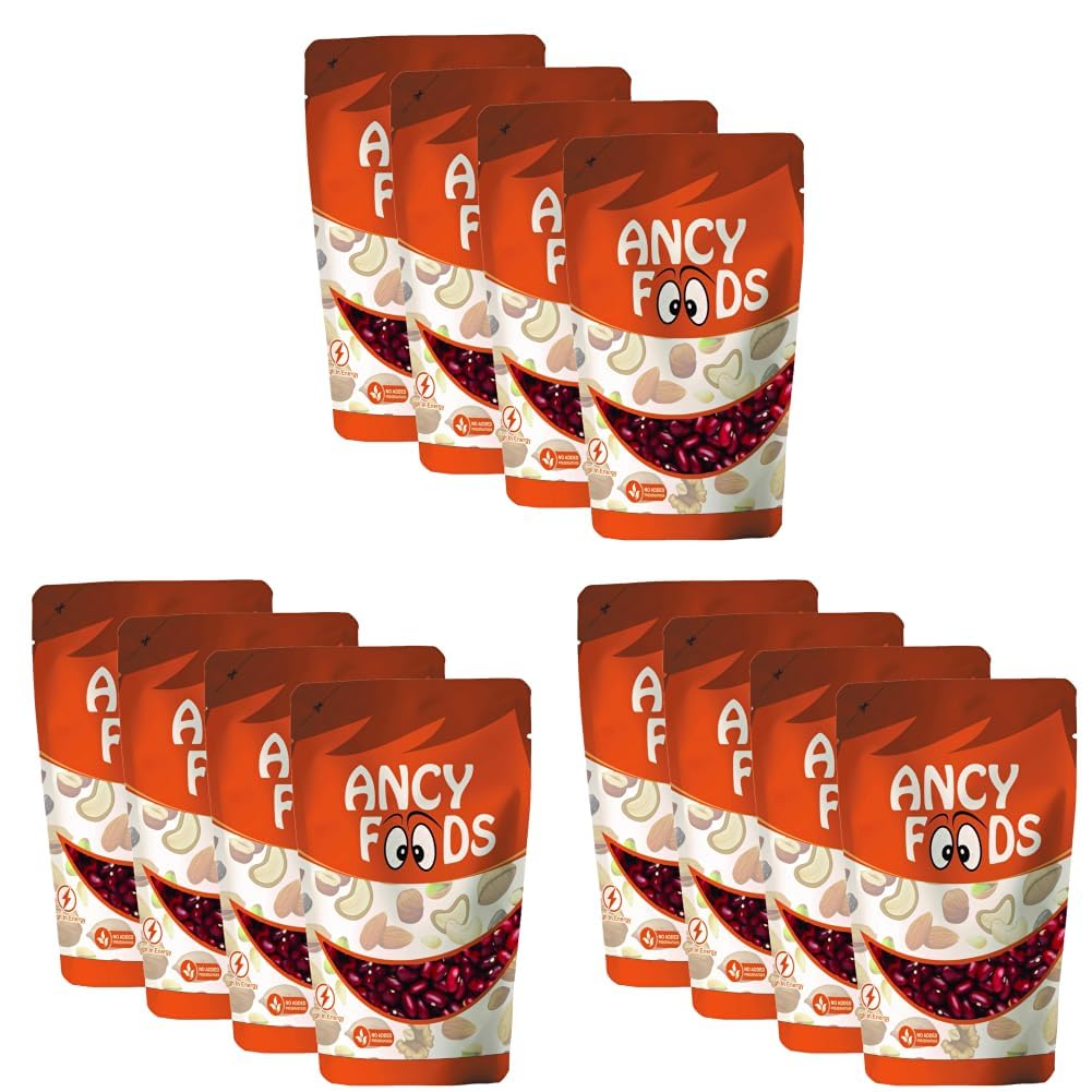 Ancy Lobia Lal 1000g (500g X 2) – Easy-to-Cook Red Beans High in Protein & Fiber | Lal Lobia Ideal for Traditional Indian meals like Salad, Curry & Chaat more Simple recipies | Helps in Digestion and Keeps You Energetic
