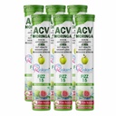 ACV Moringa Effervescent Drink Tablets 500mg – Pink Guava, Antioxidant Immunity Booster, No Sugar Added – 15 Fizz Tabs (Pack of 6)