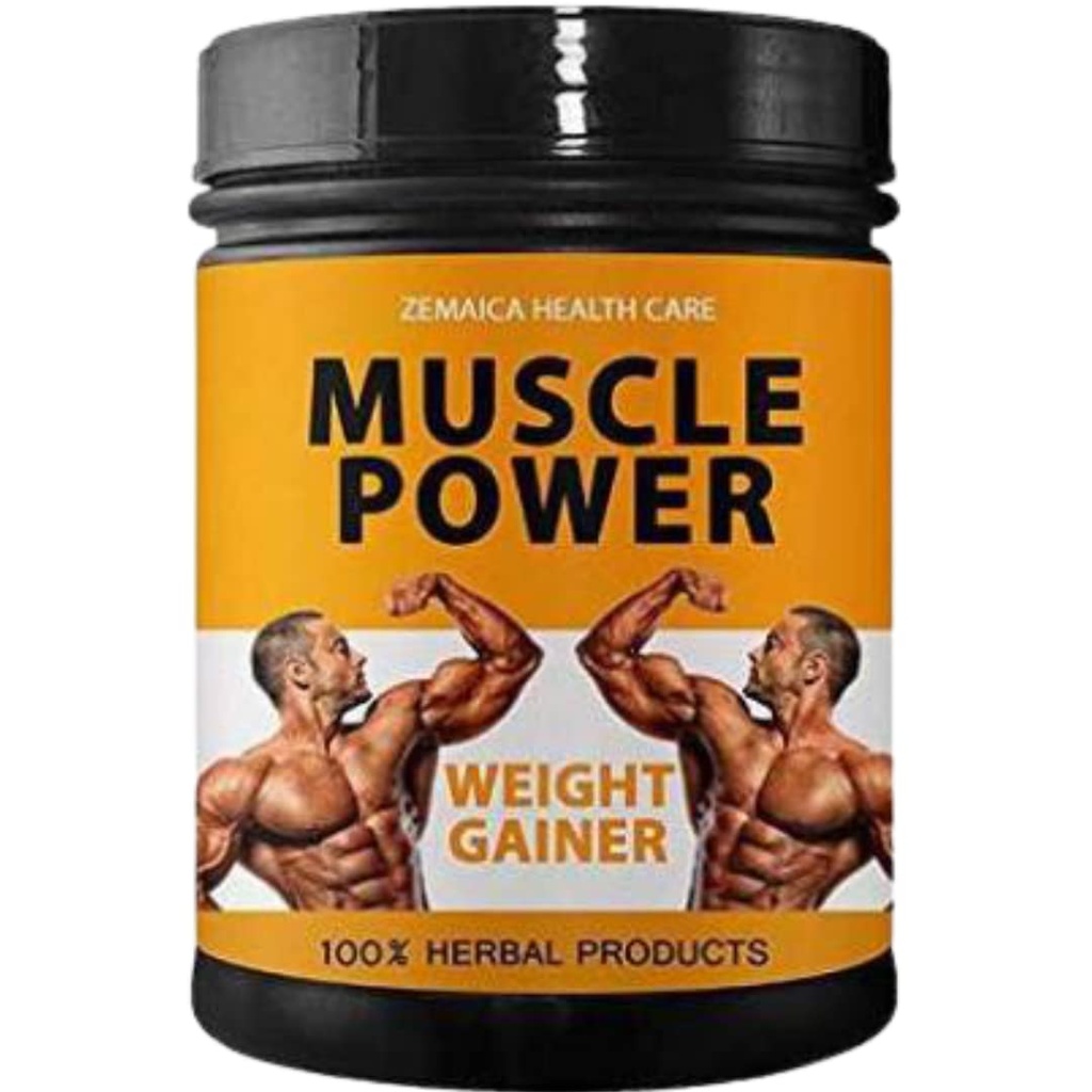 Muscle Power | Men's Body Weight Gainer Supplements | Ayurvedic Product | Flavor Chocolate | Pack of 1