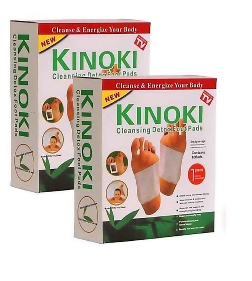 Herbal Detox Foot Patches (20 Pads / 10 Pairs) | Bamboo Vinegar Foot Patch for Deep Cleansing, Sleep Support & Pain Relief | Kinoki Style Foot Pads with Natural Ingredients & Acupoint Massage Technology (Pack of 1)