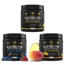 MMA Nutrition HRDWRK - 100 Servers Keto Electrolytes Poeder Hydratatie Suikervrij - Elektrolyt Poeder om Endurance te verhogen en vermoeidheid met Electrolyten Supplement Set van 3