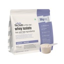 The Whole Truth Whey Protein Isolate | Unflavoured | 500g (1.1 lbs) | 30g Protein | 7.3g BCAA | Clean, Light & Easy to Digest