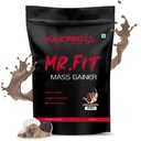 Nakpro MR. FIT Super Fast Weight Gainers/Mass Gainers (1 Kg, Cookies & Cream)