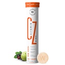 Wellbeing Nutrition Natural Vitamin C + Zinc 1000mg with Amla, Rose Hip, Acerola Cherry | Organic Immunity Booster, Helps Build Collagen for Healthy Hair, Skin & Nails, 16 Effervescent Tablets
