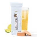 Glutone-C Daily Glow Effervescent Tablets | 500mg Setria L-Glutathione, Vitamin C from Amla Extract & Selenium | Refreshing Daily Glow Support Drink | Orange Flavour | 15 Tablets