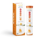 EC 1000 Vitamin C 1000mg with Zinc, Effervescent Tablets, Orange Flavour – Immune Support & Antioxidant, Sugar-Free – 10 Tablets