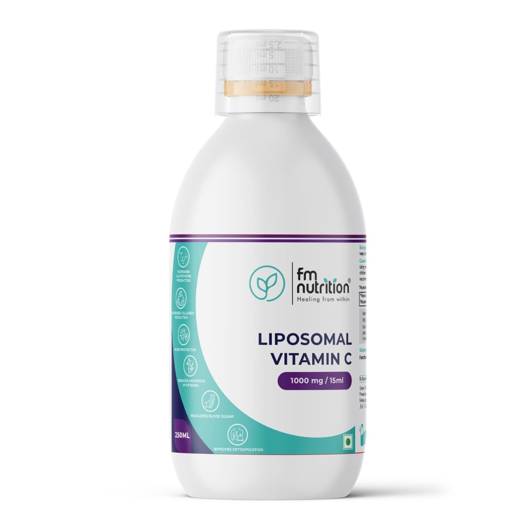 Liposomal Vitamin C 250 ml – Advanced Absorption Liquid for Immunity, Collagen, Detox & Antioxidant Support