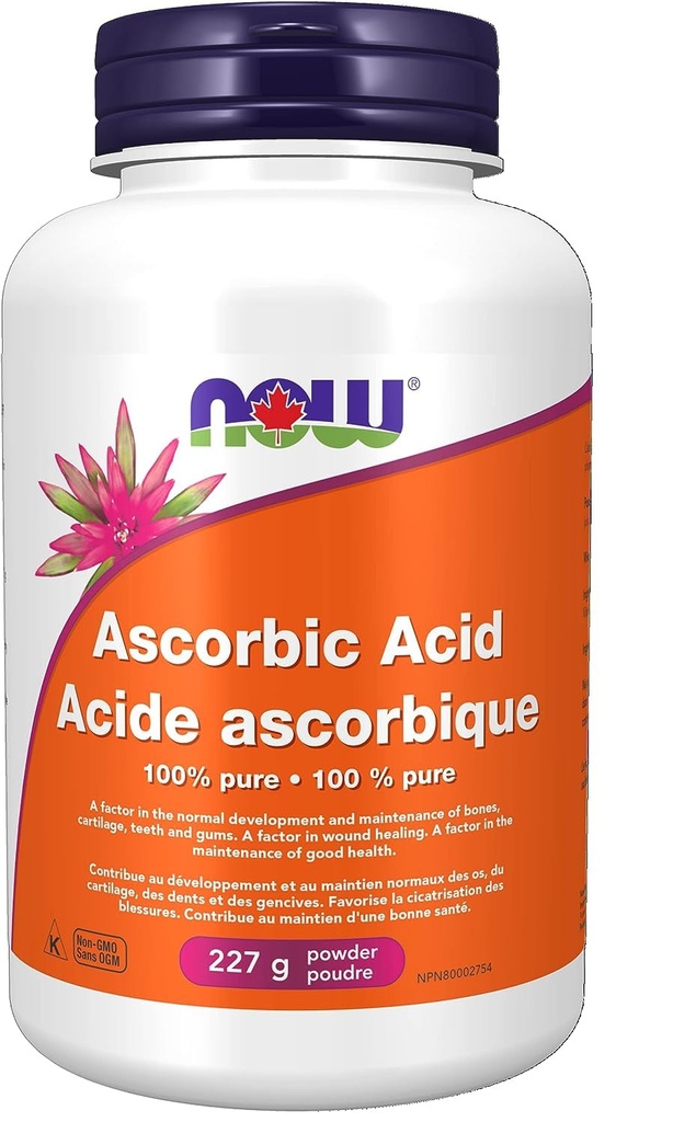 Now Foods Ascorbic Acid (100% Pure Vit.C) Pwd 227G