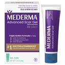 Gel de cicatrice avancé Mederma - traite les cicatrices anciennes et nouvelles, réduit l'apparence des cicatrices de l'acné, chirurgie, brûlures, blessures et marques stretch, 1,76 Oz (50g)