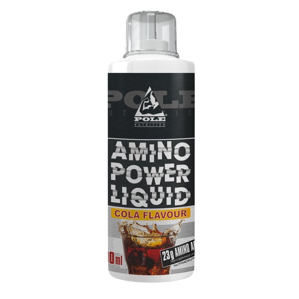 Pole Nutrition Amino Power Liquid Cola Flavour 1000ml - Premium Amino Acid Supplement for Enhanced Performance and Recovery