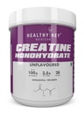 HealthyHey Nutrition Creatine Monohydrate for Muscle Building & Performance - 28 Servings (Unflavoured, 100g)