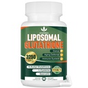 3250 MG Liposomal Glutathion Supplement, Reduced L-Glutathione with Resveratrol,Quercetin, Antioxidant Supplement for Immune System,Gluten Free & Non-GMO, 60 Capsules