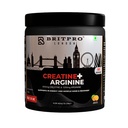 London Creatine + Arginine Powder | 3000mg Creatine Monohydrate & 1250mg L-Arginine | Pre Workout Muscle Strength, Energy & Recovery | 50 Servings | Orange Popsicle Flavor | 250g