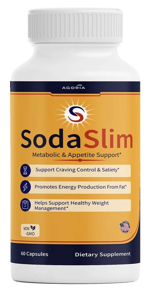 (1 Pack) SodaSlim Advanced Energy & Fitness Support Formula Soda Slim Capsules