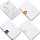 Patelai 3 Pieces Travel Pill Organizer 6 Compartments Portable Pill Case voor Pocket Purse Small Lade Type Medicine Box Vitamine houder Container met slot gat voor oudere kabeljauw Leverolie 3 Kleuren