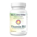 Dr Clark Vitamine B12 Supplément, 1mg, 50 Capsules de gélatine