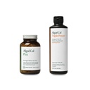 AlgaeCal Bundle - Alle natuurlijke calciumsupplementen VIT D3 & K2, Magnesium, Boron en Trace Mineralen & Triple Power Omega-3 Visolie Natuurlijke vloeibare emulsie met EPA DHA Curcumine, Astaxanthine