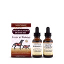 AMBER NATHZ Internal Gold Detox Kit voor honden, katten, vogels, konijnen, en Guinee Pigs 