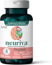 NEURIVA Original Brain Supplement for Memory, Focus & Concentration + Learning & Accuracy with Clinically Tested Nootropics Fosfatidylserine and Neurofactor, Cafeine Free, 75ct Capsules