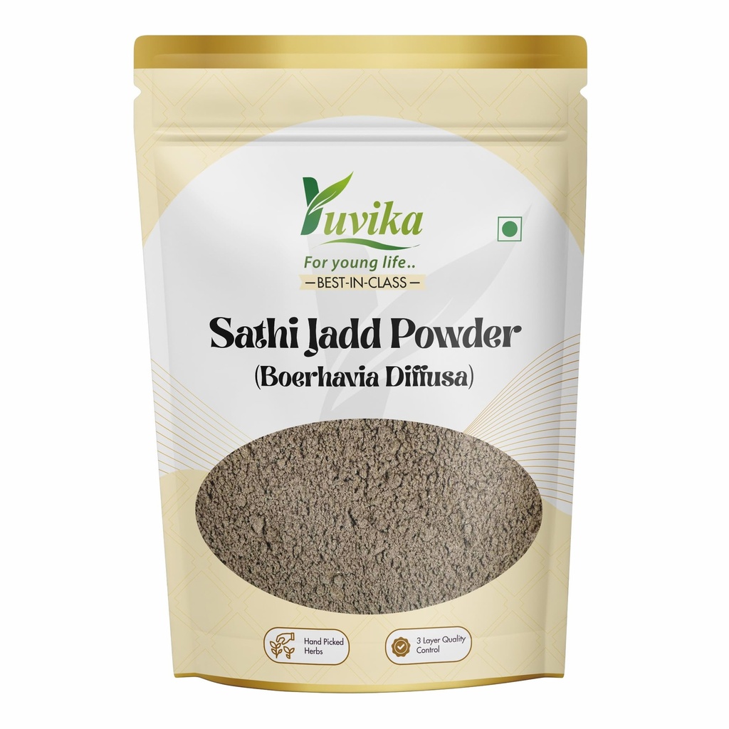Yuvika Sathi Jadd Powder - Punarva - Punarnava - Boerhavia Diffusa 200 Grams