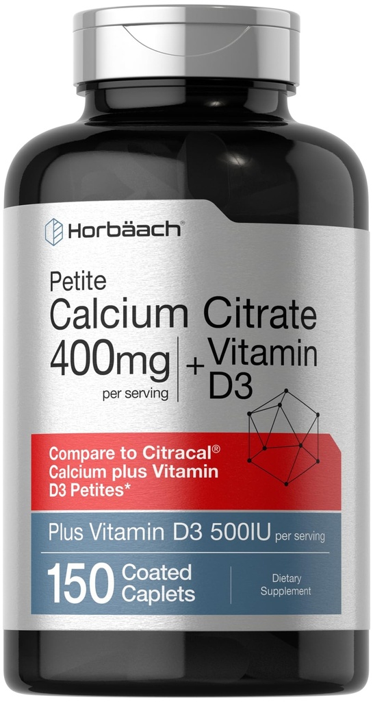 Horbäach Calcium citraat met vitamine D3 