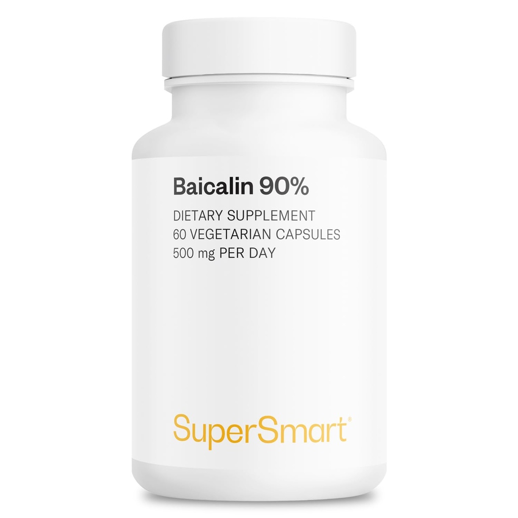 Supersmart - 90% Baicalin 500mg per dag (Scutellaria Baicalensis) - Chinees Skullcap Extract Supplement 