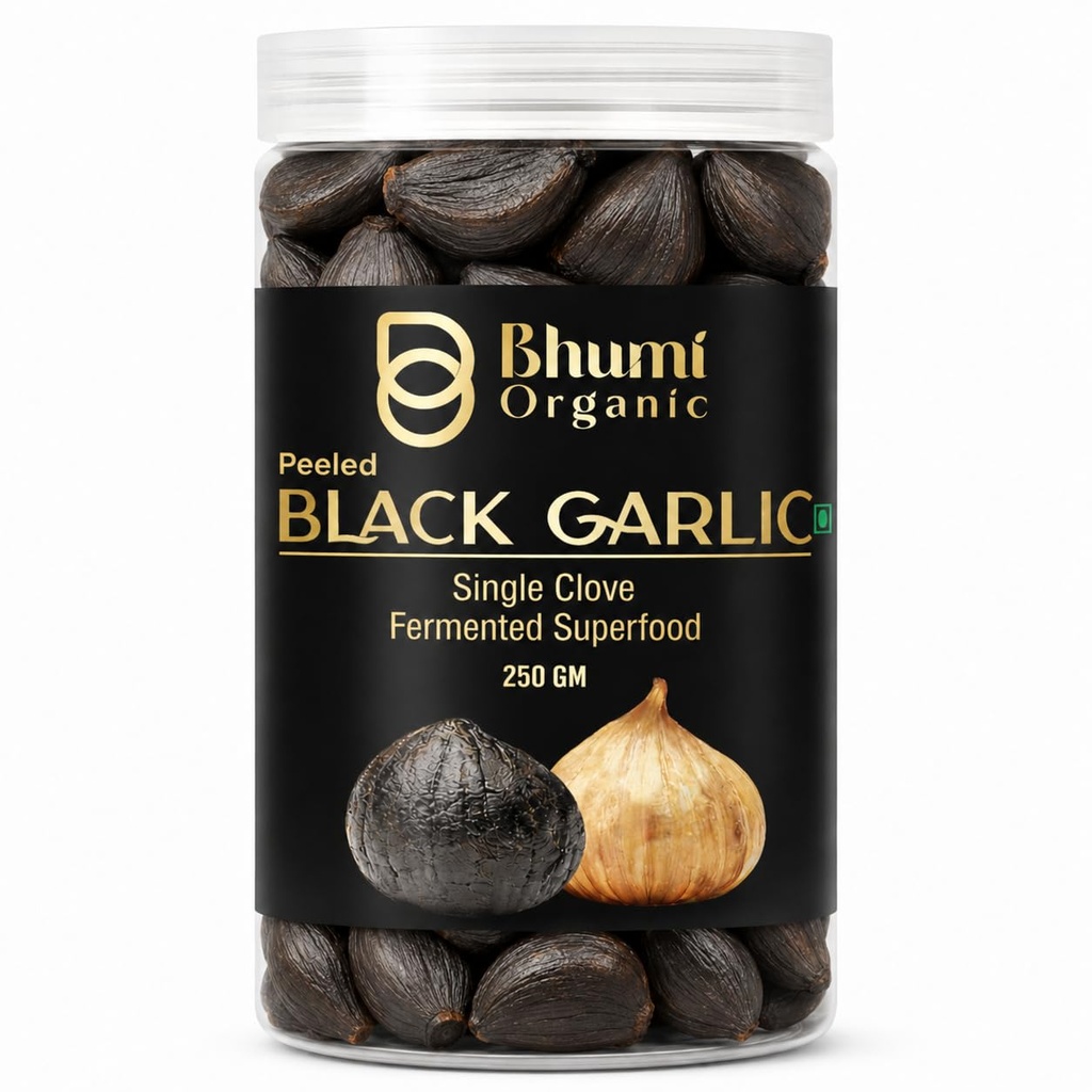 Fresh Peeled Black Garlic Single Clove 250g