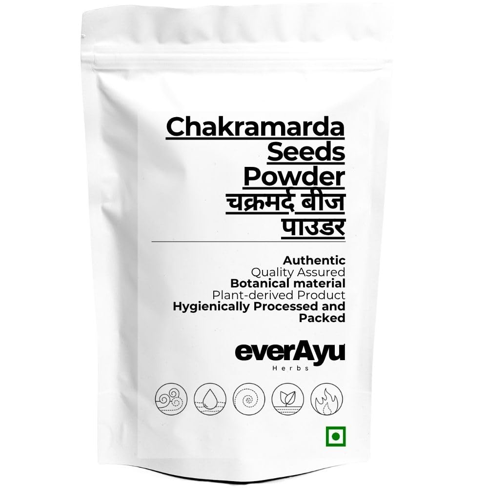 Chakramarda Seeds Powder 100gm – Cassia tora Beej | Pawar/Panwar/Kuvadia Seeds Powder | Premium Herbal Seed Churna | 100gm Pack