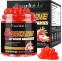 Creatine Monahydraat Gummy's voor mannen Vrouwen Spiergroei, suikervrij - Verbeter sterkte en prestaties, Bulk supplementen Create - Pre workout Gummies- 120st