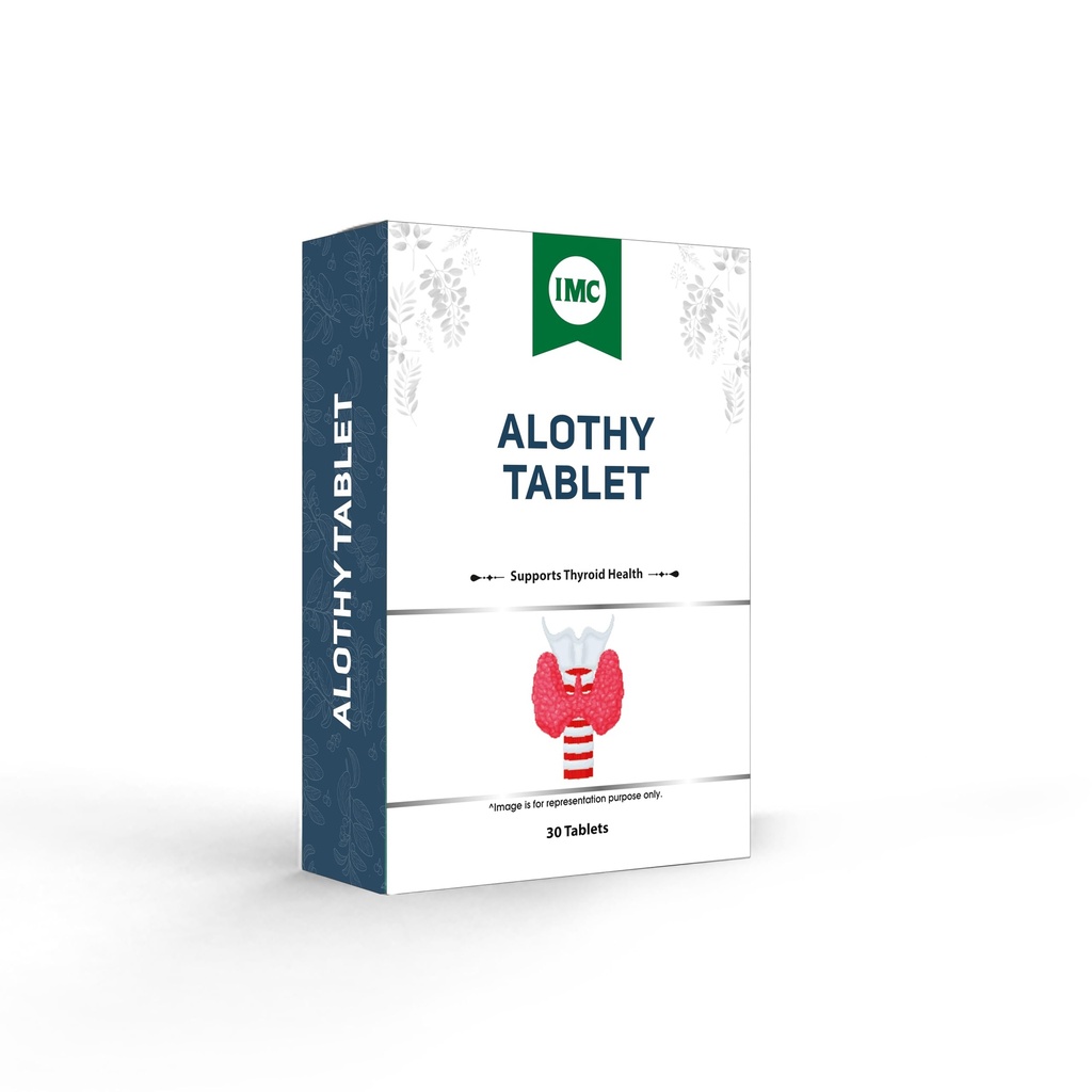 IMC Alothy Herbal Tablets for Thyroid Health, Energy & Metabolism Support (30 Tablets)