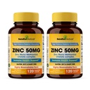 Zinc 50mg Capsules pour les hommes et les femmes, 240 Count.