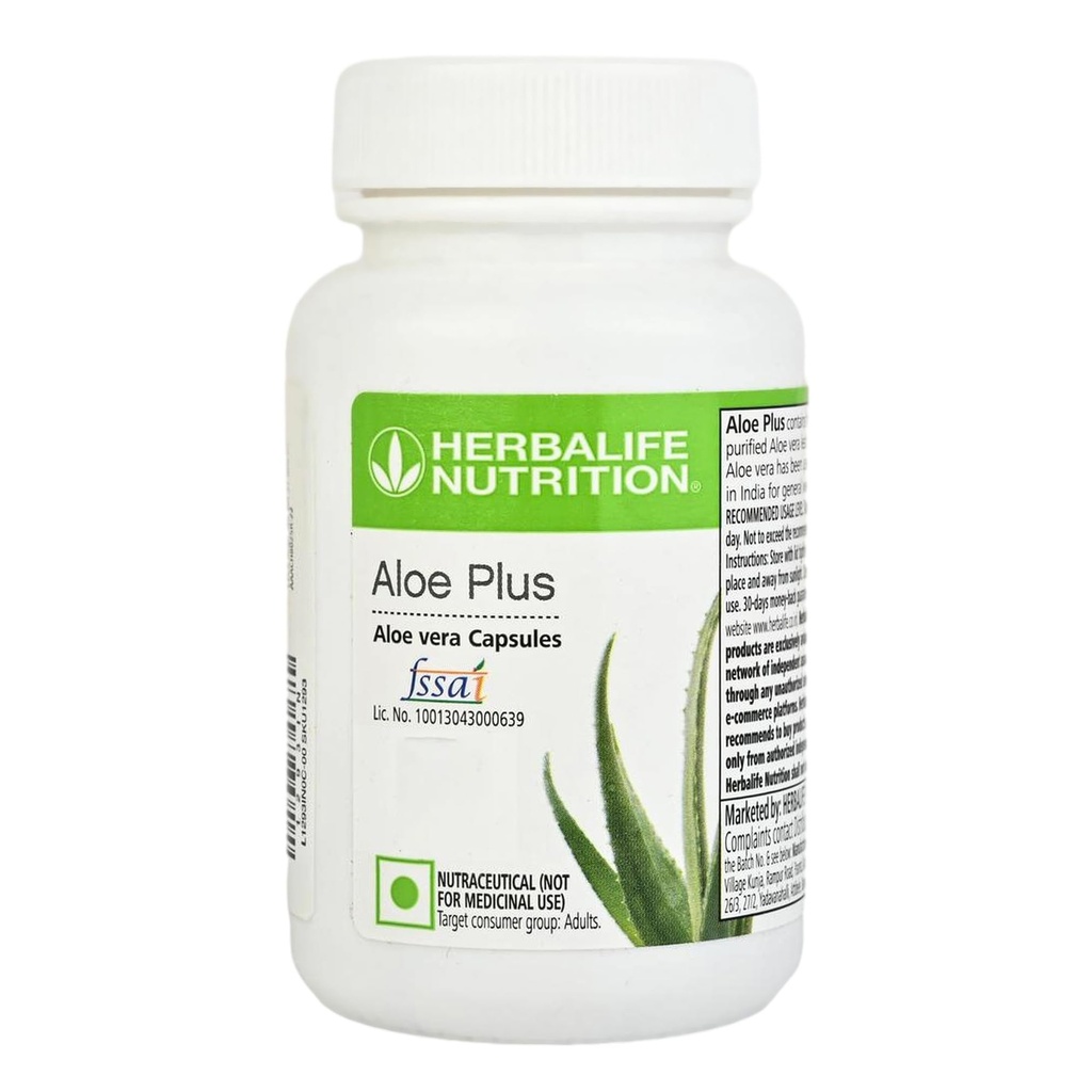 Herbalife Aloe Plus – Natural AloeVera (60 Capsules) for Digestive Health