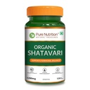 Pure Nutrition Organic Shatavari 120 Tablets | Shatavari Powder Herbal Supplement | Ayurvedic Women's Wellness Support | Supports Digestion, Immunity & Daily Vitality | Traditional Herbal Formula
