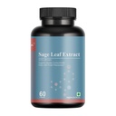 Sage Leaf Extract (Salvia Officinalis) - Cognitive & Menopause Support - Natural Antioxidant Complex - 60 Concentrated Vegetarian Capsules for Women & Men