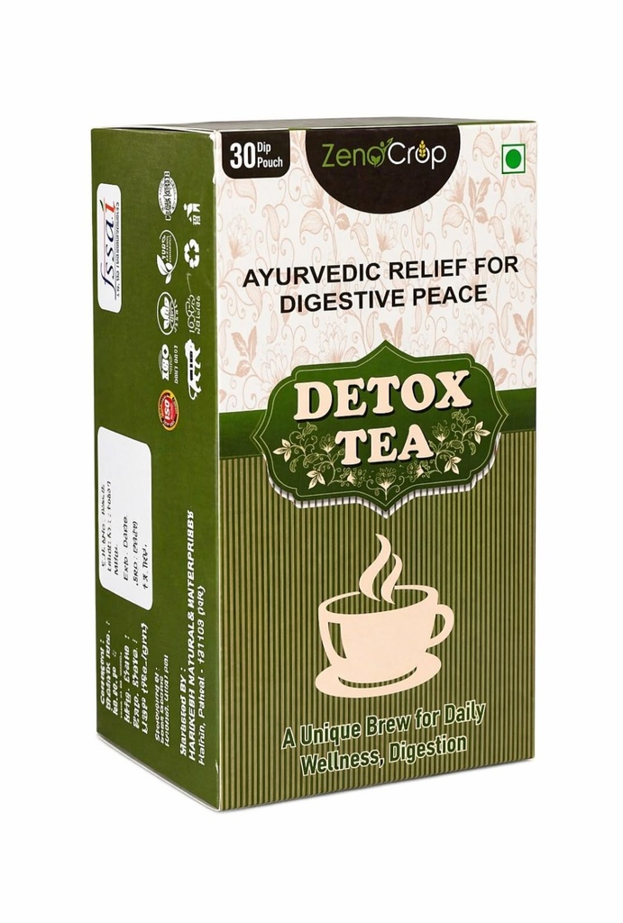 Detox Tea | Herbal Wellness Tea | Supports Healthy Digestion & Helps Reduce Bloating | Natural Herbal Tea for Daily Wellness | 30 Tea Bags