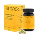 Amocare Ashwagandha KSM66 | Veg Capsules (60) | World's Most Clinically Studied Ashwagandha | Full Spectrum Root Extract | >5% Withanolides | Overall Well-being and Strength