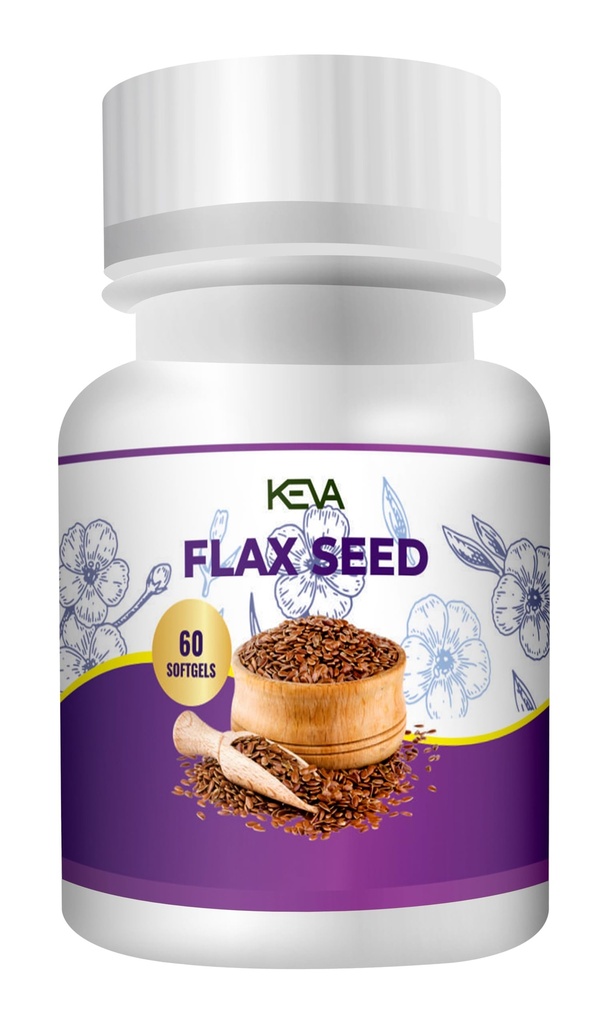 Flax Seed Oil Capsules (500mg x 60 Tablets)