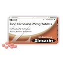 Zincasin (LeeWell) Zinc L carnosine tablets | Support Digestive Tract Lining repair, Leaky Gut, Stomach Ulcer Support | Intestine mucosal Health, Taste Buds Function & Neurotransmitter Support - 60 Tablets