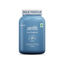Arth Liver Health Supplement | With Milk Thistle (Silymarin 600mg), CoQ10, Vitamin C & E | Helps in Fatty Liver Management & Digestion | Anti-inflammatory & Antioxidant Support | For Men & Women | 60 Veg Tablets