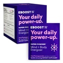 EBOOST Super Energy Powder Drink Mix, Non-GMO Electrolyte Supplement geladen met vitamines (Acai Granaatappel), 0,2 Ounce (verpakking van 20)