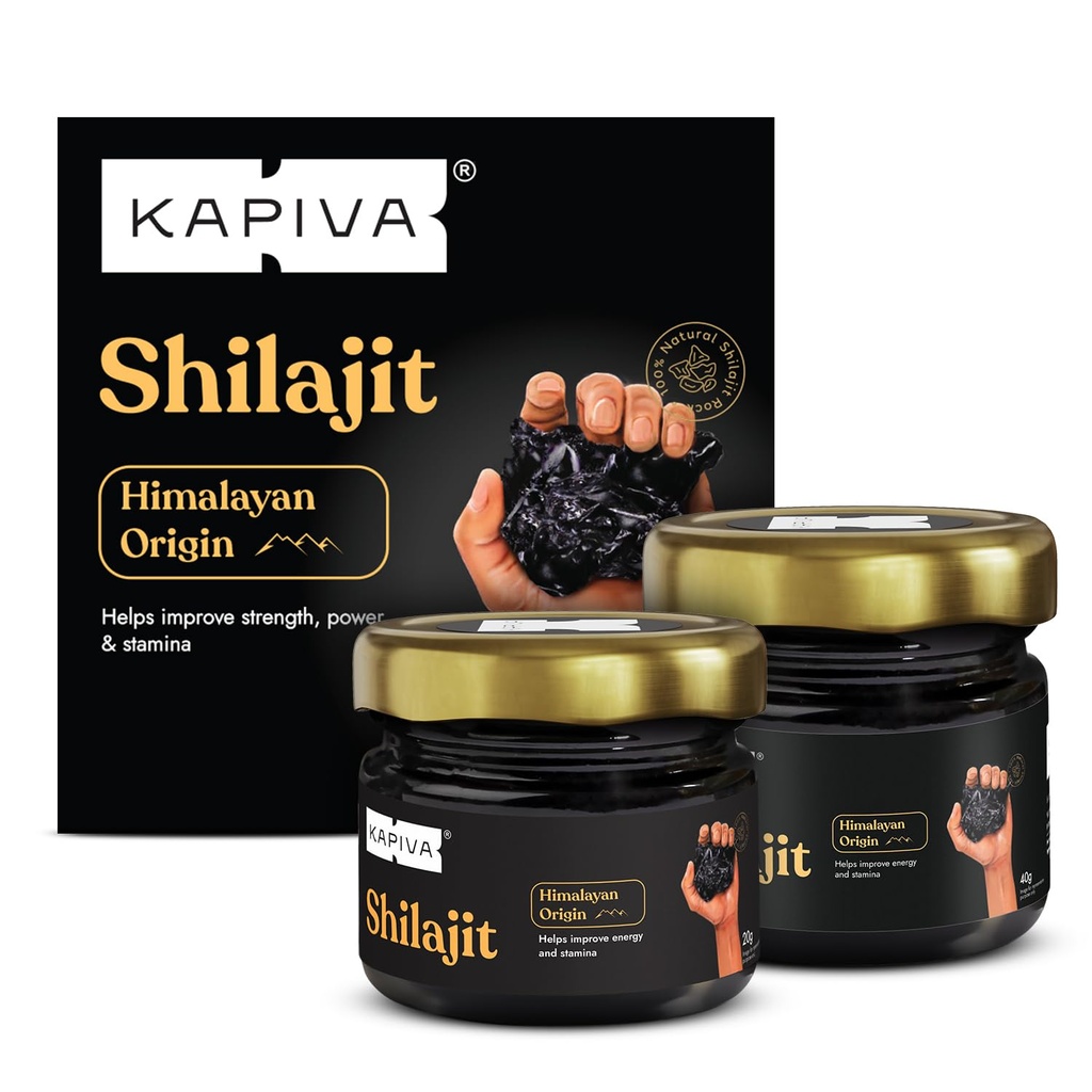 Kapiva Shilajit 40 Grams + Shilajit 20 Grams (60 Grams)