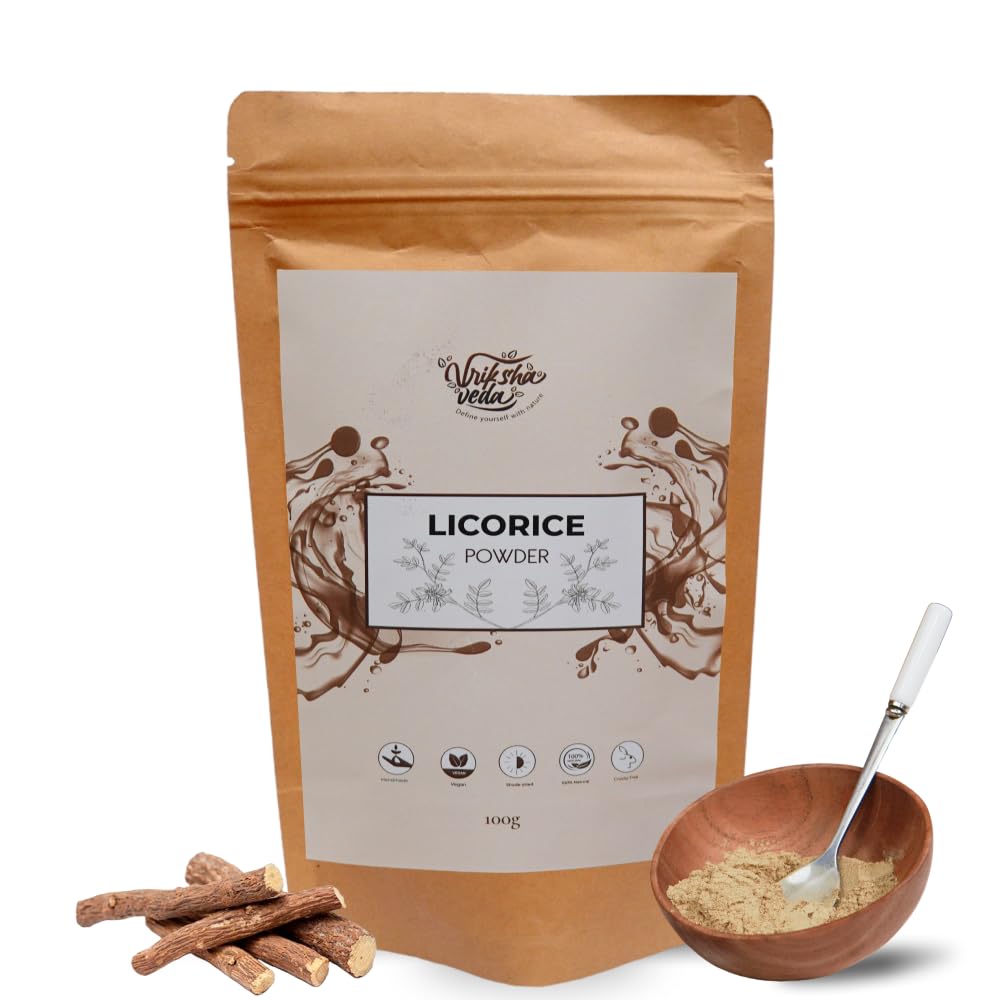 Licorice Powder-100gm -Pure Mulethi Powder-Yashimadhu-Glycyrrhiza Glabra-For Skin Care