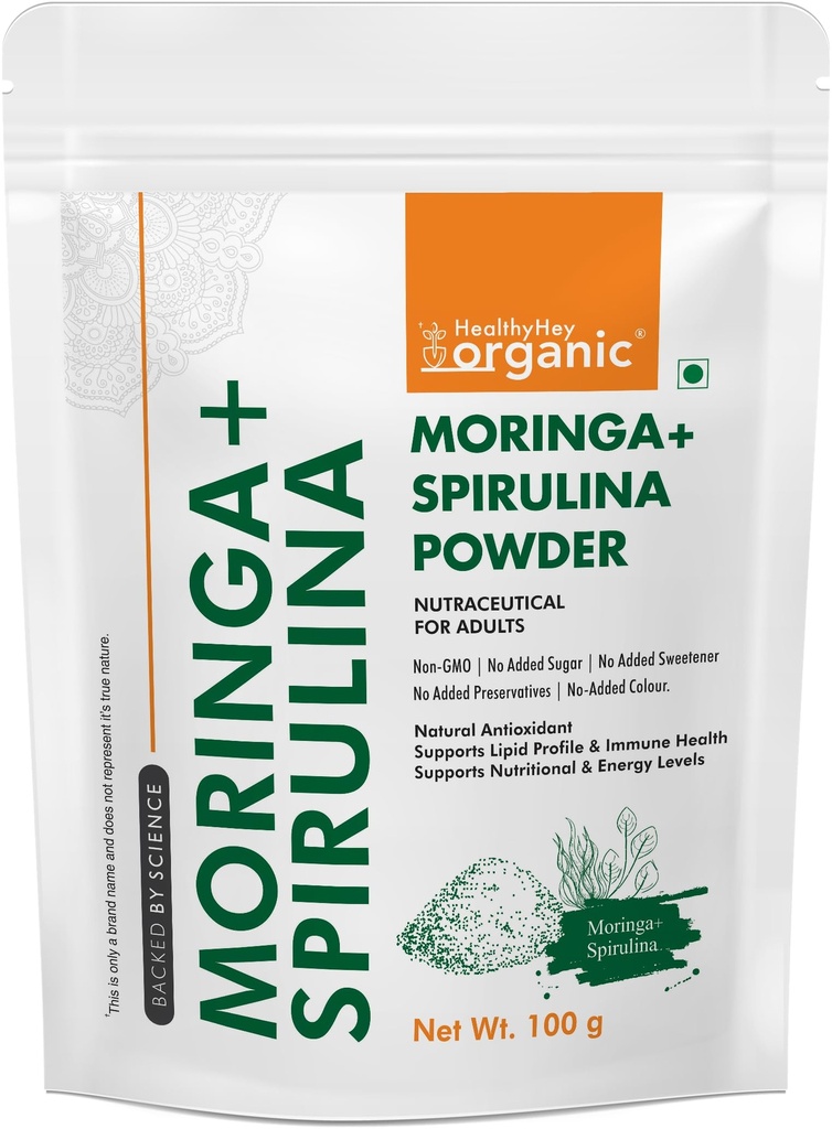 Moringa + Spirulina Powder - 100g