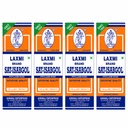 Laxmi Sat Isabgol Psyllium Husk Powder-100 gm (Pack of 4) | For Constipation Relief & Gut Health | High Fiber Supplement | Supports Easy Bowel Movement, Digestive Wellness & Bloating Relief | 100 gm (Pack of 4)
