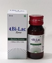 Bi-Lac Syrup, Bacillus Subtilis Probiotic Supplement, 2 Billion CFU/5ml, 30ml Bottle