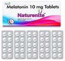 Melatonin Tablets 10mg, Natural Sleeping Pills | Sleep Aid Supplement | Fall Asleep Faster, Stay Asleep Longer, Non-habit Forming Sleep Aid - 50 Tablets (5X10)