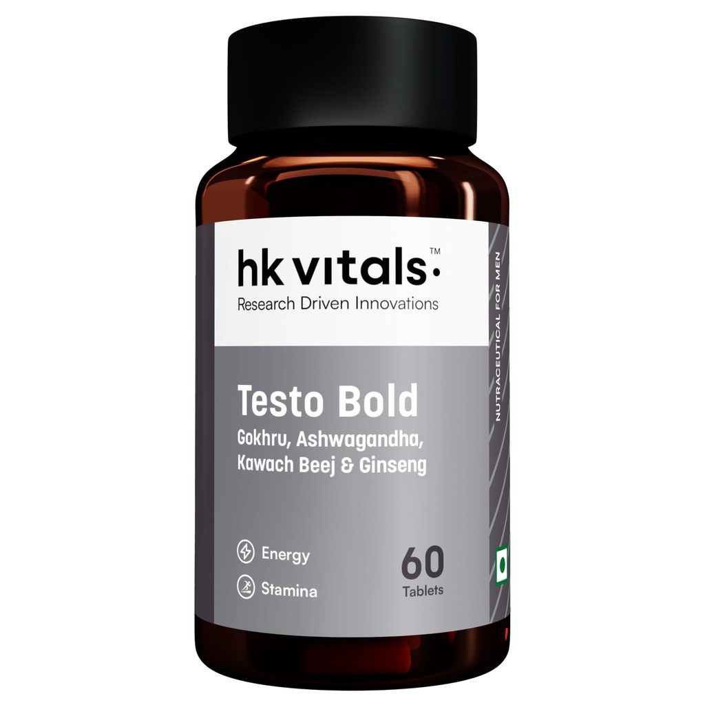 hk vitals Testo Bold, 60 Tablets