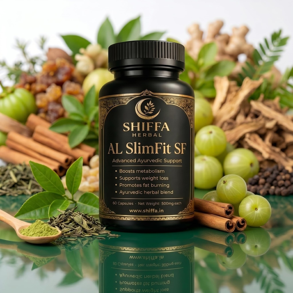 AL-SlimFit SF Ayurvedic Fat Burner, 60 Capsules, Garcinia and Triphala, Weight Management