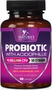Probiotica 60 miljard CFU per portie - 10 strengen + prebiotica - Digestieve gezondheid, darm- en immuunsteun - Ondersteuning van incidentele constipatie, gas- en opgeblazen gevoel voor vrouwen en mannen Planchet - 60 capsules